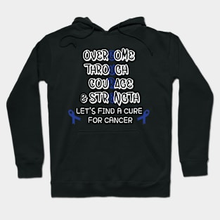 cure for cancer Colon Cancer Awareness Hoodie